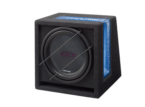 Alpine SBG-1224BR basskasse 2ohm 12" TypeG, 800W, 28-200Hz, Plexi, 2ohm 